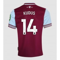 Dres West Ham United Mohammed Kudus #14 Domaci 2024-25 Kratak Rukav